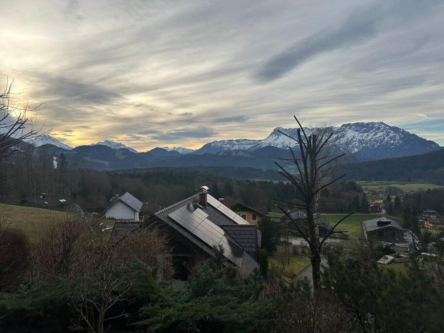 Luxus Alpenparadies Nahe Salzburg Sauna & Whirlpool Adnet Exterior foto