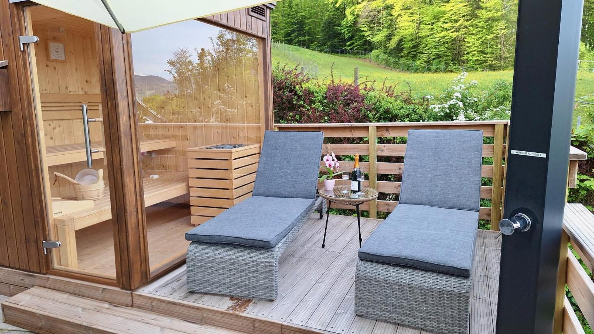 Luxus Alpenparadies Nahe Salzburg Sauna & Whirlpool Adnet Exterior foto
